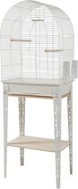 Zolux vogelkooi patio met standaard wit (53X33X144 CM)