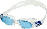Aquasphere Mako 2 - Zwembril - Volwassenen - Blue Lens - Transparant/Blauw