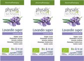 Lavandin Super 3 STUKS Physalis Etherische Olie Bio Etherische Olie 10ml - Diffuser, huid en inwendig