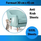 Agellic Anti Krab Sheets - 6 Stuks - 45 cm x 30 cm - 4 Draainaalden - Transparant