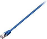 Stevige UTP-netwerkkabel categorie 6 V7 V7CAT5STP-01M-BLU-1E 1 m
