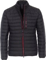 CASA MODA comfort fit jas (middeldik) - donkerblauw met rode ritsen -  Maat: XXL