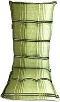 Madison Tuinstoelkussen hoge rug 50x123 cm Stripes green