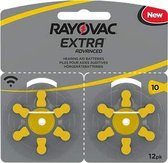 Rayovac Extra Hearing Piles 10 jaune - 12 pièces