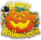 Carnival Toys Poster Happy Halloween 50 Cm Geel/oranje