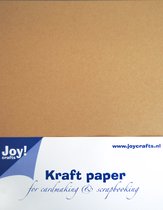 Joy!Crafts / Kraft Papier bruin / Hobby Papier / Cardmaking / Scrapbooking /A4 / 300gr Papier / 20 vellen