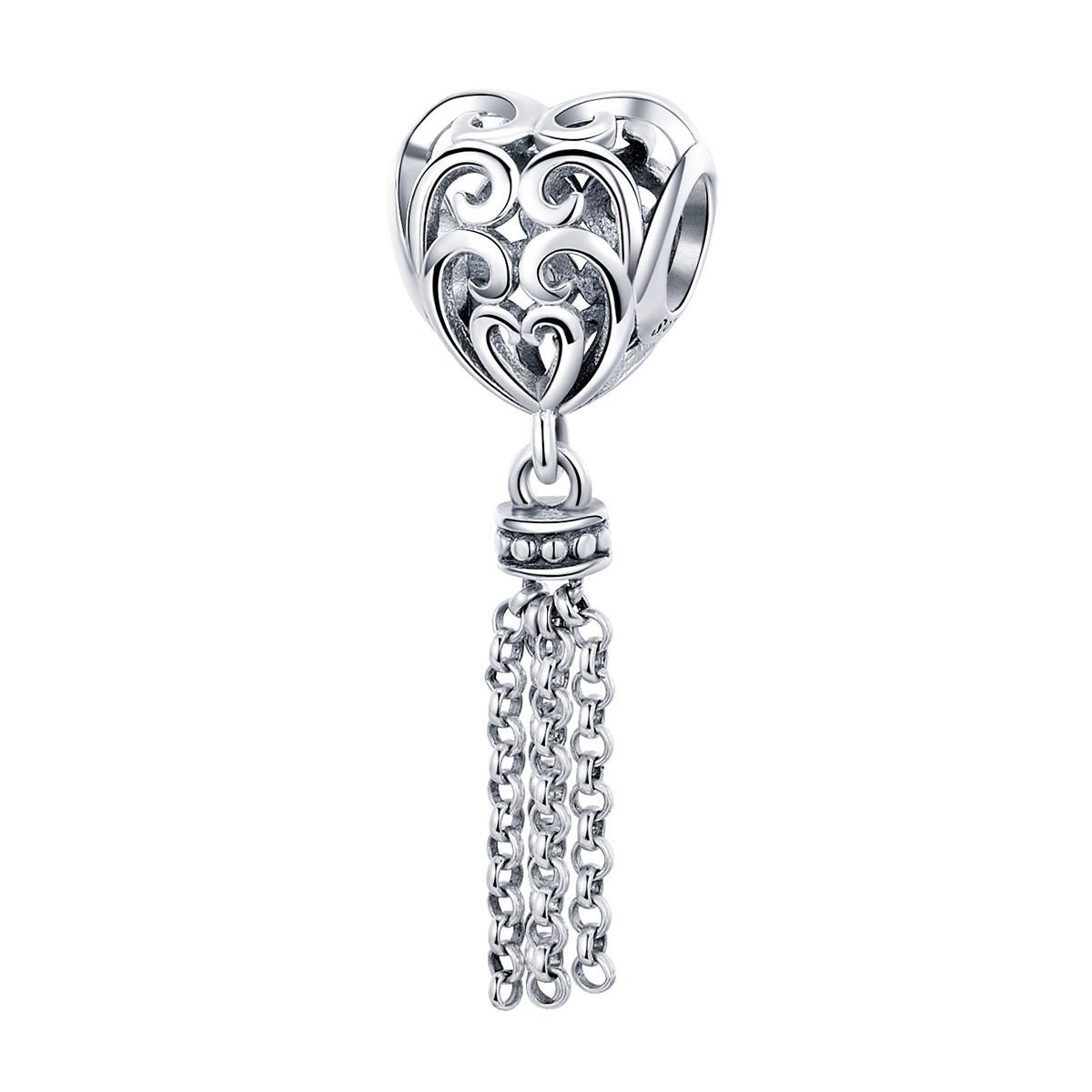 vernieuwen moe Citaat Hart style bedel | heart bead | bedels beads cadeau | Zilverana | geschikt  voor Biagi... | bol.com