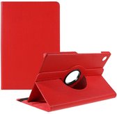 Case2go - Tablet hoes geschikt voor Samsung Galaxy Tab A8 (2022 & 2021) - 10.5 Inch - Draaibare Book Case Cover - Rood
