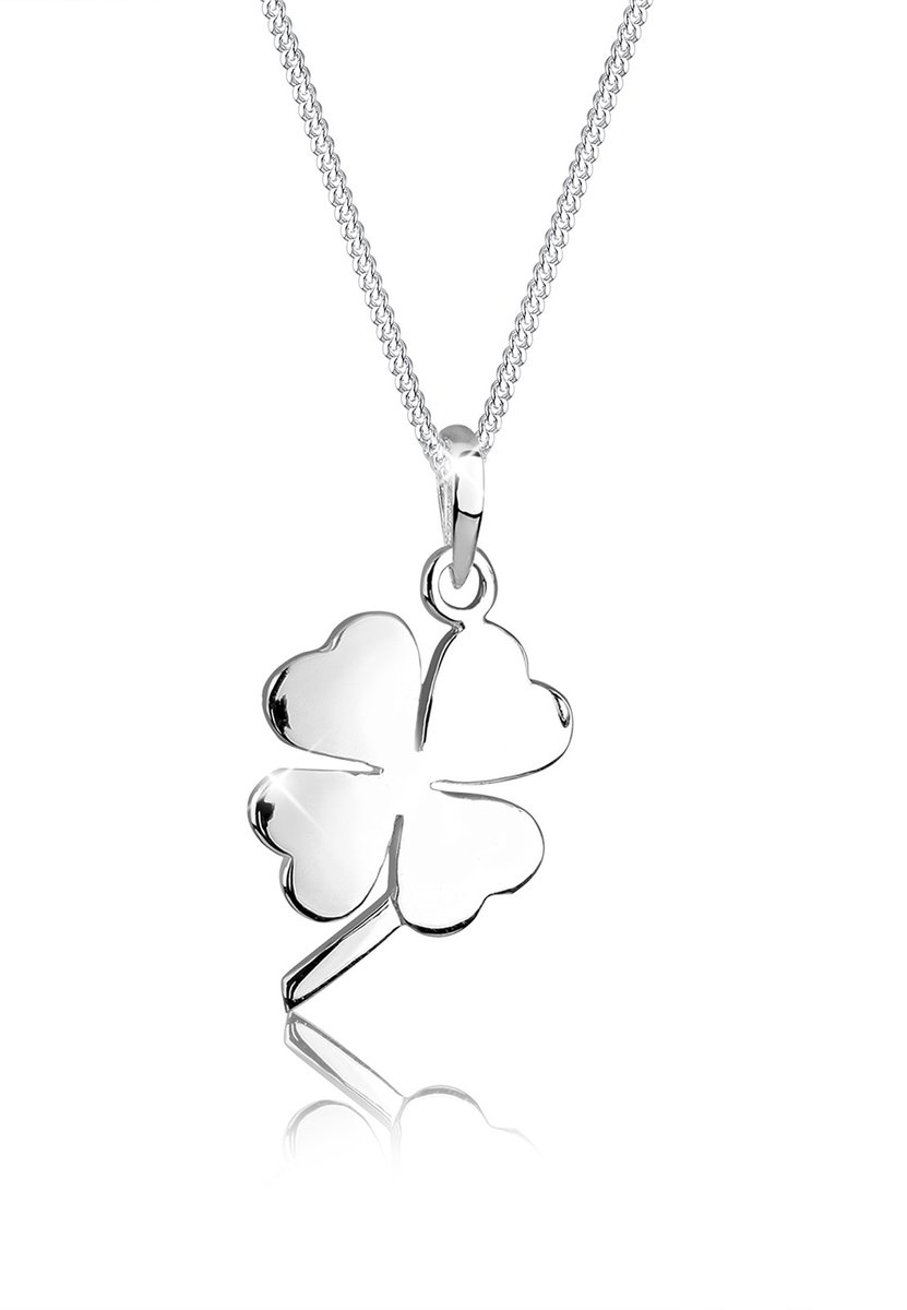 Elli Dames Ketting met hanger Geluksbedeltje - 925 Sterling Zilver
