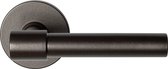 Deurkruk op rozet - Brons Kleur - RVS - GPF bouwbeslag - Hipi Deux GPF3041.A1-05, Dark blend