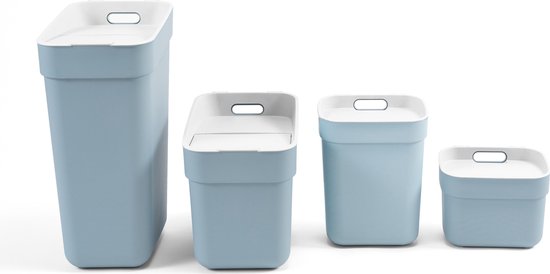 Prullenbak Curver Ready to Collect - GFT - 5L - Blauw/ Gris clair