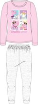 Peppa Pig pyjama - maat 116 - Peppa pyjamaset - roze met grijs