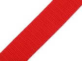 Tassenband 30mm Band voor tassen in de kleur rood
