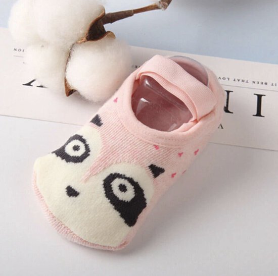 Hiden | Baby Sokjes - Baby sokken - Anti stof - Babyslofjes - Baby & Verzorging - 12-18 maanden | Wasbeer