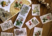 Blokje met 100 velletjes hobbypapier - Planten en Bloemen - Papier voor o.a. Bulletjournal, scrapbooking en kaarten maken