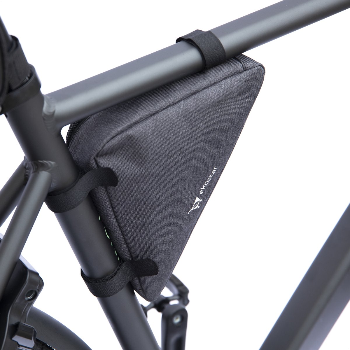 Ekostar® Online Shopping - Frametas fiets - Fietstas - Waterafstotend – Donkergrijs - Universeel - OOk voor Elektrische fietsen & Racefiets