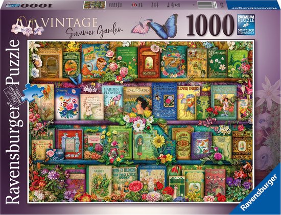 Ravensburger puzzel Vintage Tuinboeken - Legpuzzel - 1000 stukjes | bol.