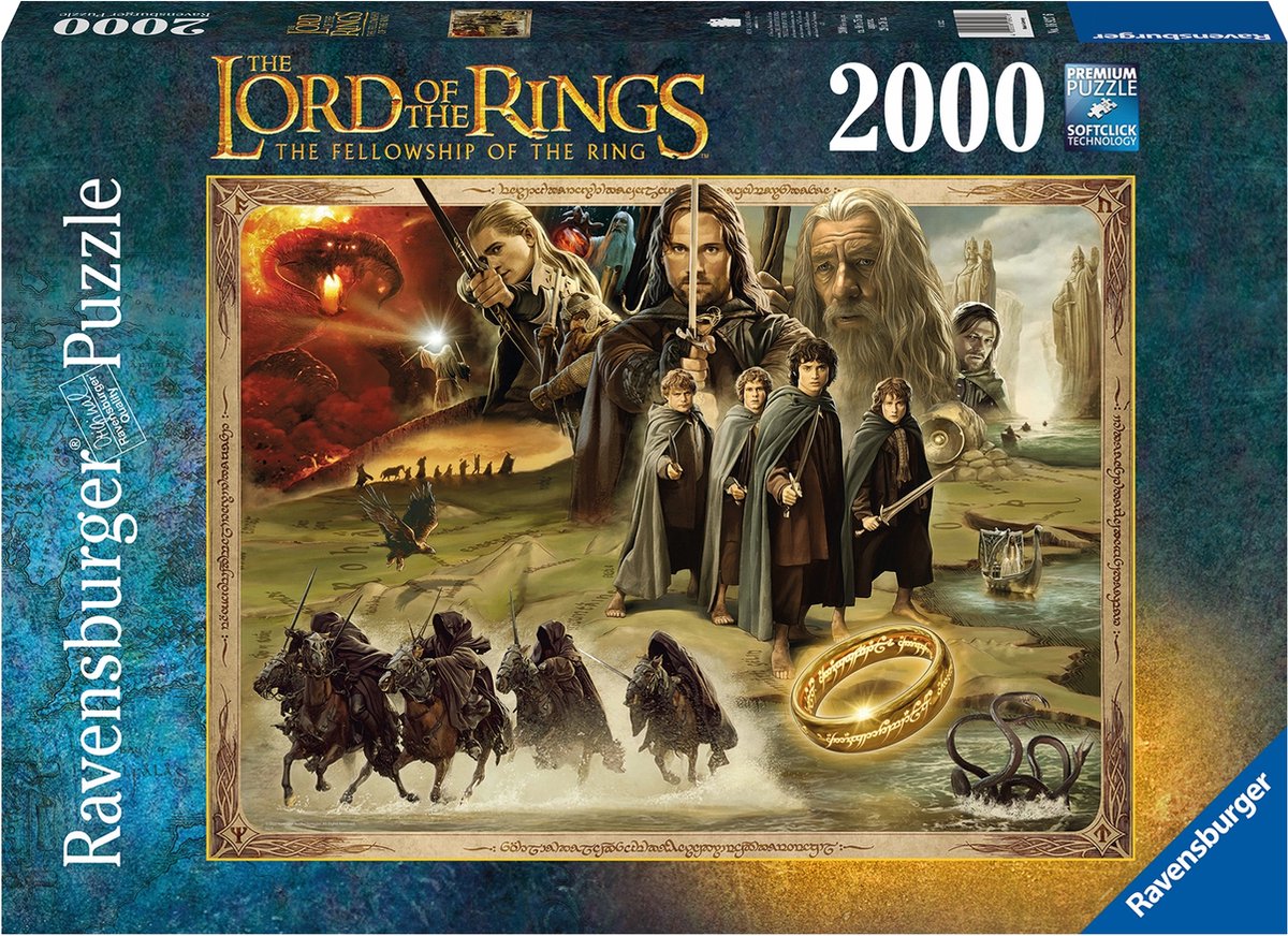 Ravensburger LOTR - Fellowship Of The Ring legpuzzel 2000 stukjes