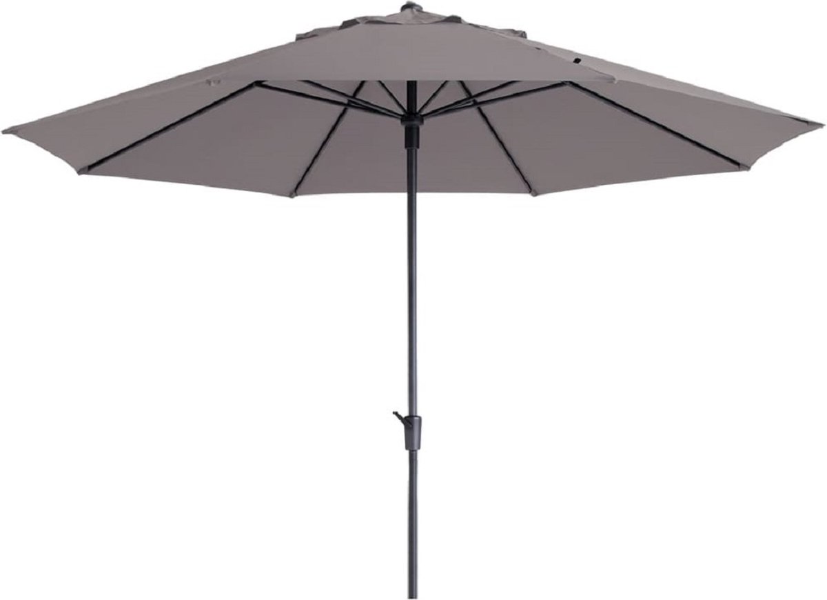 Bol.com Madison parasol Timor - Rond - 400cm - Taupe aanbieding