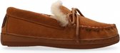 Warmbat  - Koala gesloten pantoffel suede - Cognac - 40