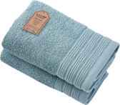 PandaHome - Handdoeken - 10 delig - 10 Handdoeken 50x100 cm - 100% Katoen - Groen Handdoek - Gastendoekjes - Handdoek Groen - Handdoeken Groen - Groene Handdoeken