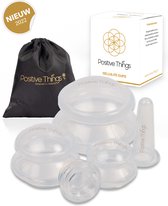 Cellulite Cups - Cellulitis Behandeling - Massage Cups - Set van 4 + GRATIS Facial Cup & E-Book