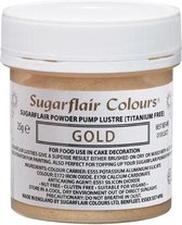 Sugarflair - Pomp Spray - Navulling Goud - 25g