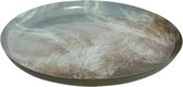 Dienblad - decoratief Kaarsen plateau - Ronde Schaal Motief - 40cm x 40 cm