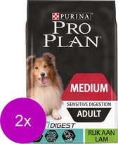 Pro Plan Dog Adult Medium Sensitive Digestion Lam - Hondenvoer - 2 x 14 kg