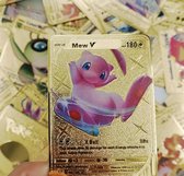 POKEMON Kaarten - Gouden Metal look Kaarten - Verzamelkaarten - pokemon kaartenset 55 stuks MIX van VMAX - V - GX Trading cards - Speelkaarten