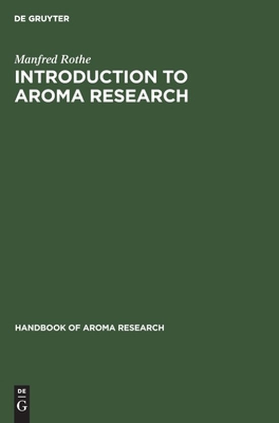 Introduction to aroma research, Manfred Rothe 9783112532058 Boeken