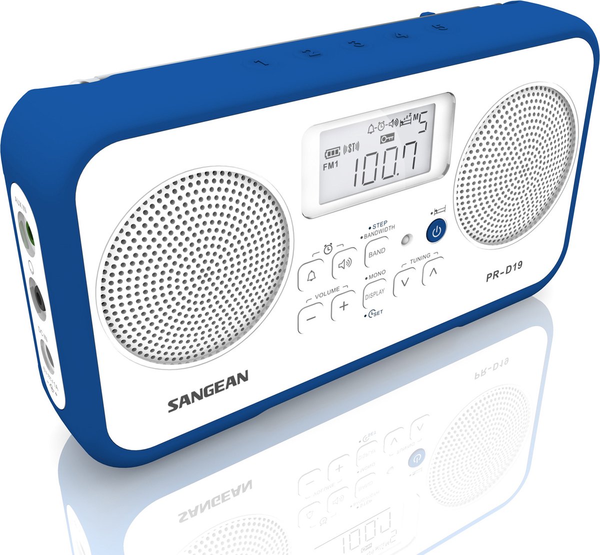 Radio portable Sangean H-203 - Radio DAB + et FM étanche - Radio de bain  numérique 