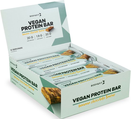 Body & Fit Vegan Protein Bar Plantaardige Proteïne Repen