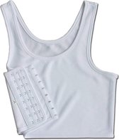 Transgender chest binder - Wit - Maat XS