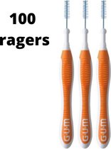 Gum Travler Ragers 0.9mm Oranje - 2 x 50 stuks - Voordeelverpakking