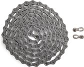 KMC fietsketting X10 grijs 10 speed ketting bulk verpakt per stuk 120 schakels inclusief kettingslotje 100% Shimano Campagnolo Sram 10v compatibel PREMIUM QUALITY
