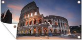 Wanddecoratie buiten Italië - Rome - Colosseum - 160x80 cm - Tuindoek - Buitenposter