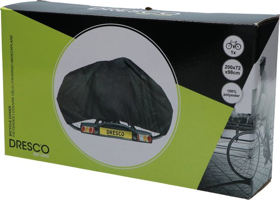 Dresco Fietshoes voor 1 Fiets - Waterdicht - 200x72x98cm - Voor Fietsendrager en Stalling van Dresco — afbeelding 4