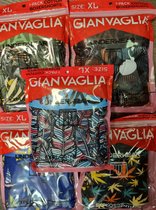 gianvaglia heren boxershorts 5 pack in de mix xl