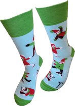 Verjaardag cadeau - Grappige sokken - ijspret sokken - Leuke sokken - Vrolijke sokken – Valentijn Cadeau - Luckyday Socks - Cadeau sokken - Socks waar je Happy van wordt – Maat 42-