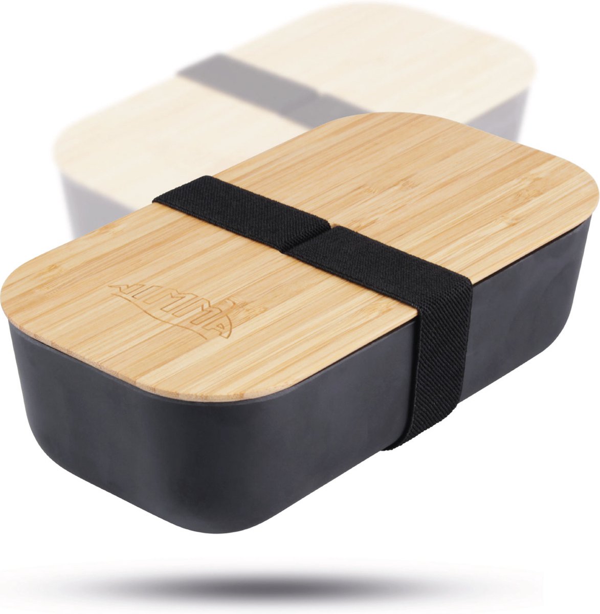 Nimma® Lunchbox - Lunchtrommel Kinderen / Volwassenen - Broodtrommel - Bento Lunch box - Brooddoos Bamboe