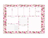 Floral Weekplanner-A4-formaat-Floral Weekly Notepad