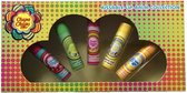 Chupa Chups Kissable Lip Balm Collection -Read My Lips Lippenbalsem 5 stuks- Lip Balm Soda flavour - Lipbalsem met smaak - 5-Set Watermeloen, Groene Appel, Aardbei, Citroen, Perzik