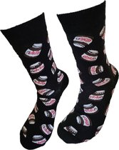 Verjaardag cadeau - Grappige sokken - Nutella sokken - Leuke sokken - Vrolijke sokken – Cadeau sokken - Socks waar je Happy van wordt – Maat 39/44