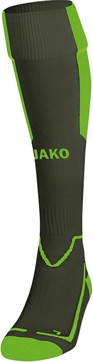 Jako Lazio Voetbalkousen - Khaki / Fluo Groen | Maat: 43-46