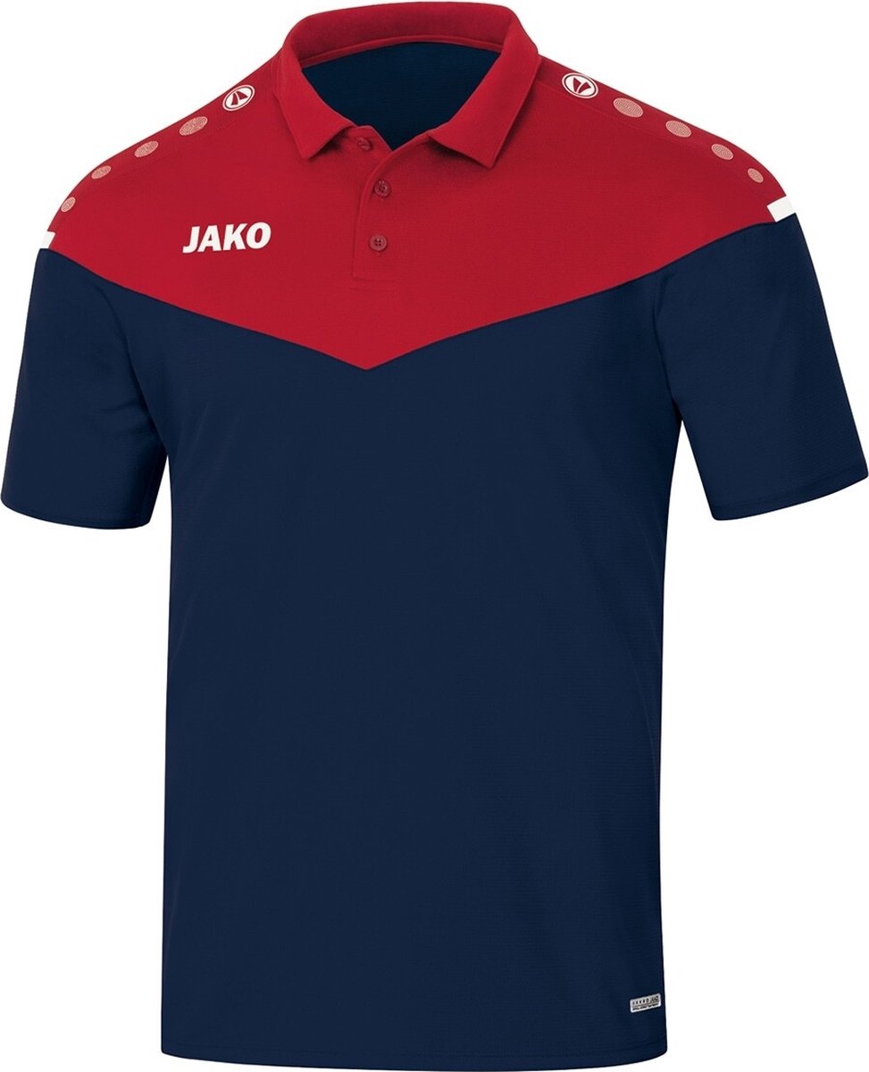 Jako Champ 2.0 Polo Dames - Marine / Chilirood | Maat: 44