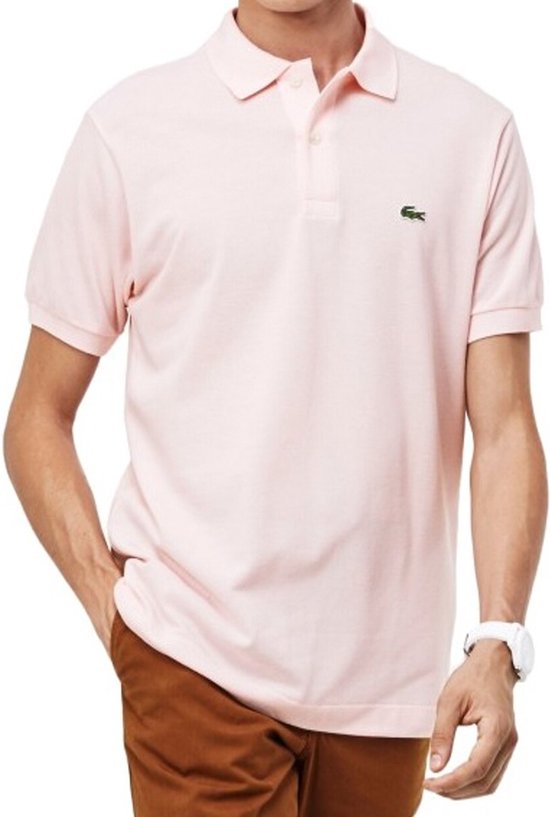 Lacoste Heren Poloshirt - Flamingo - Maat S