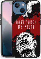 Back Case TPU Siliconen Hoesje Apple geschikt voor iPhone 13 mini GSM Hoesje met Zwarte rand Zombie Blood