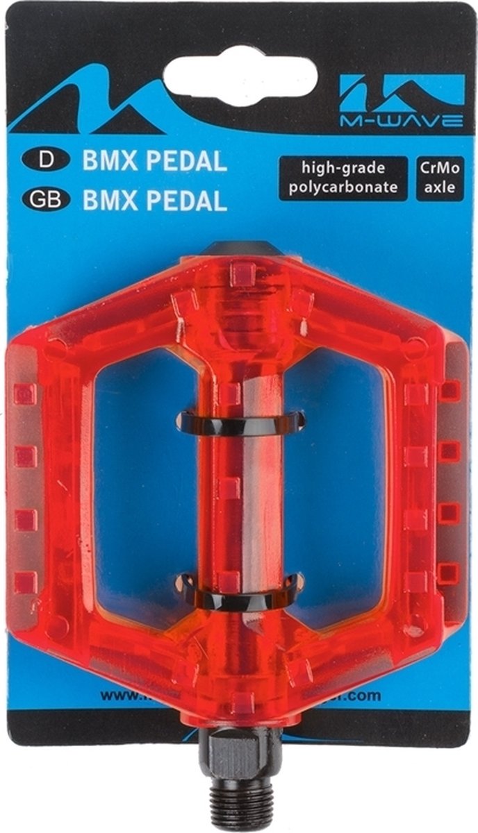 Fietspedalen BMX Rood