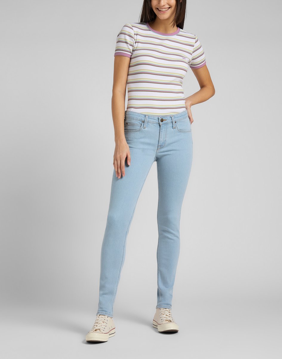 LEE Scarlett Light Kali Dames Skinny Jeans 33_33 Blauw